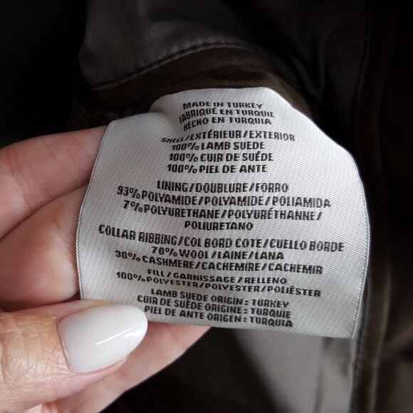 PETER MILLAR Jacket Mens Medium Brown Button Up Vest 100% Suede CORDOVA $1495 - Picture 11 of 14